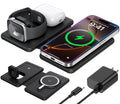 3 in 1 Charging Station for Apple,Travel Charger for Multiple Devices for iPhone,Foldable Magnetic Charger for iPhone 16 15 14 13 12 pro