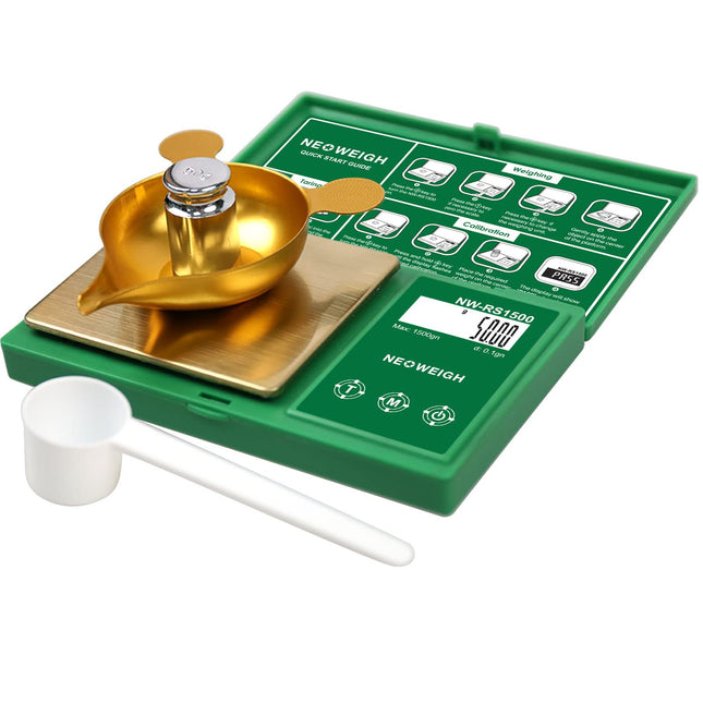 Reloading Scale, Powder Scale for Reloading, 1500 Grains X 0.1 Gn, Digital Powder Scale, Arrow Scale, Archery Scale, 100
