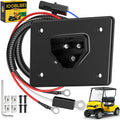 Golf Cart 48V Charger Receptacle for EZGO RXV 2008-Up Electric, EZGO RXV Charger Receptacle for 2Five 2010-Up Electric Golf Cart, EZGO Delta-Q