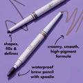 e.l.f. Instant Lift Waterproof Eyebrow Pencil, Dual-Ended with Precision Tip & Spoolie, Smudge-Resistant Formula for Natural, Long-Lasting Brows,