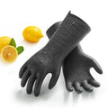 Vgo... 1 Pair Household Cleaning Gloves Infused with Rresh Rich Aromas, Lined Dishwashing Gloves,Long Sleeves Kitchen Gloves, Bathroom Cleaning,