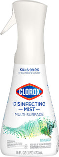 Clorox Disinfecting Mist, Eucalyptus Peppermint, Disinfecting Spray, 16 Fluid Ounces 16 Fl Oz (Pack of 1)