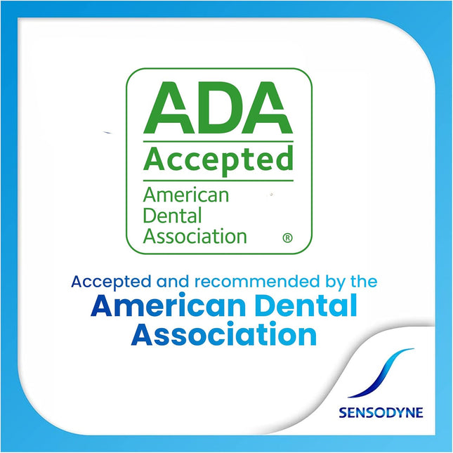 Sensodyne Fresh Mint Sensitive Toothpaste, ADA Accepted Toothpaste for Cavity Prevention and Sensitive Teeth Treatment -