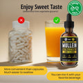 HERBIFY Mullein Drops - Lung Cleanse - Leaf Extract - Powerful Mullein for Immune Support,Detox & Respiratory Support - Made in USA - Lung Cleanse