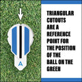 Putting Alignment Aid Tool - Golf Ball Marker - Rotate to Aim - Golf Gift Accessory for Men & Women Golfers - USGA Compliant 1