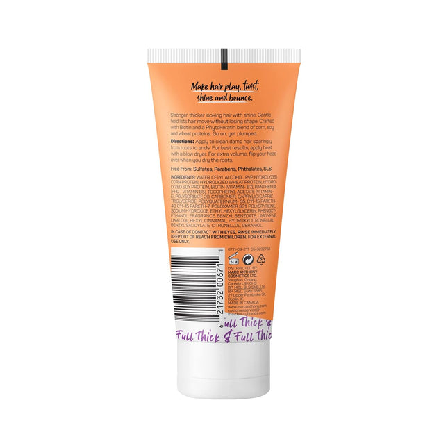 Marc Anthony Styling Hair Cream, Instantly Thickening Biotin & Vitamin E Hair Cr