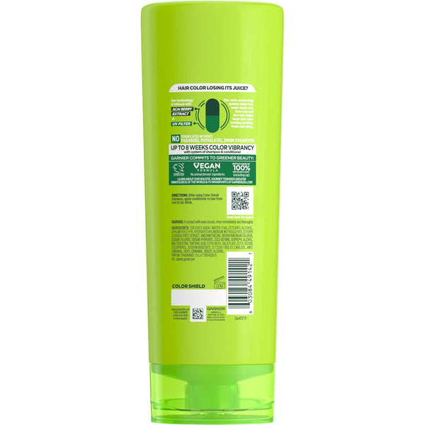 Garnier Fructis Color Shield Anti-Fade Conditioner for Color Treated Hair, 12 Fl Oz, 1 Count (Packaging May Vary) 12 Fl Oz (Pack of 1) White