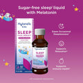 Hyland'S Kids Sleep Calm and Immunity with Melatonin, Promotes Sleep and Supports Immune Health, Ages 2 and Up, Grape Flavor, 4 Fl. Oz.