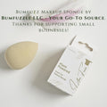 Green Tea Beauty Sponge - Plant-Based, Eco-Friendly, Cruelty-Free, Dye-Free & Latex-Free Blender, Biodegradable & Vegan Makeup Sponge, Makeup