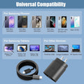 Super Fast Samsung Charger Type C 25W USB C Android Phone Charger Block 6.6Ft Black