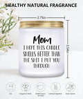Gifts for Mom from Daughter Son, Mothers Day Birthday Christmas Thanksgiving Gifts for Mom, Stepmother Adoptive Mother, Lavender Scented Candle