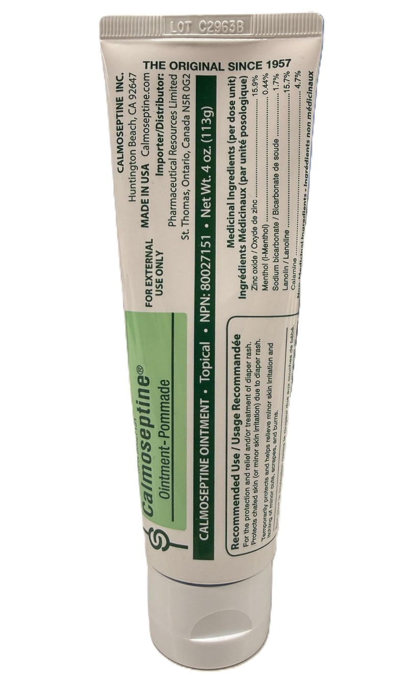 Calmoseptine Ointment by Calmoseptine for Skin irritations, Diaper Rash, Heat Rash, Insect Bites, and as a Moisture Barrier for Conditions