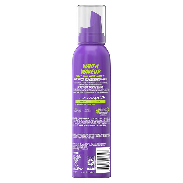 Aussie Instant Volume Mousse Triple Pack, 24-hour Volume Mousse, 6 oz Tropical fruit 6 Fl Oz (Pack of 3)