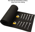 CASOMAN Professional Tool Box Liner and Drawer Liner - 16 inch(Wide) x 16 feet (Long), Non-Slip, Black 16"W x 192"L