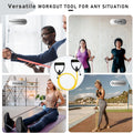 Resistance Bands with Handles, Exercise Resistance Bands, Workout Bands with Door Anchors, Adjustable Length, for Resistance Training, Physical