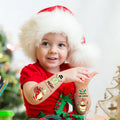 Christmas Temporary Tattoos Stocking Stuffers for Kids Boys Girls, Glow in the Night Dark Kids Tattoos, Christmas Party Favors Supplies