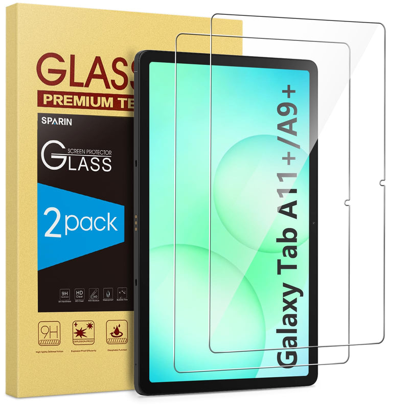 SPARIN 2 Pack Screen Protector for Galaxy Tab A11 Plus/Tab A9 Plus 11 Inch Galaxy Tab A11 Plus 11 Inch