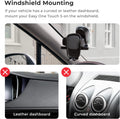 iOttie Easy One Touch Signature Dashboard & Windshield Universal Car Mount Phone Holder Desk Stand with Suction Cup Base and Telescopic Arm for