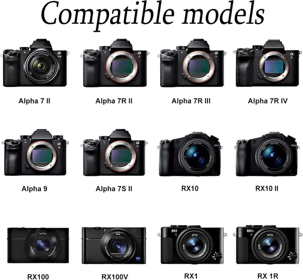 PCTC 3 Packs Screen Protector Compatible with Sony alpha 1 a7II A7III a7SII a7SIII a7RII a7RIII a7RIV RX100VII RX100VI RX100V RX100IV RX100M2