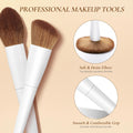 Makeup Brushes with Case 20Pcs Professional Makeup Brush Set, Foundation Powder Eyeshadow Brush Set Eyebrow Concealer Contour Travel Brushes Kit