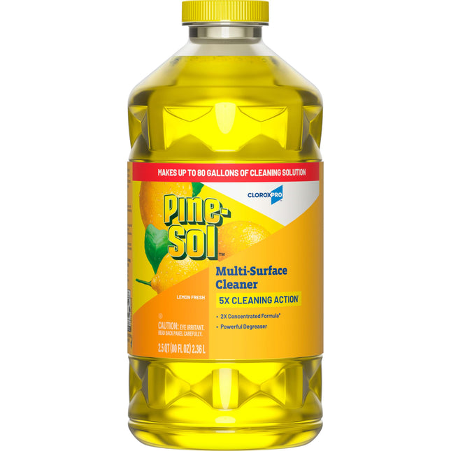 Pine-Sol Multi-Surface Cleaner, Cloroxpro, 2X Concentrated Formula, Lemon Fresh,