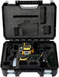 DEWALT Laser Level 360 Self Leveling, 3 Way Green Laser Leveler Tool 12V MAX with 2.0Ah Battery, Charger and Durable Carrying Case, 100 Ft, Tripod