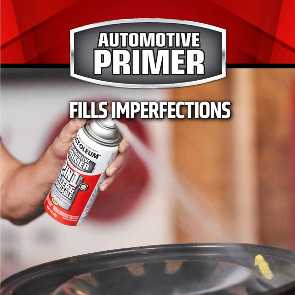 Rust-Oleum 260510 Stops Rust Automotive 2-in-1 Filler & Sandable Primer Spray, 12 oz, Gray 12 Ounce (Pack of 1) Gray