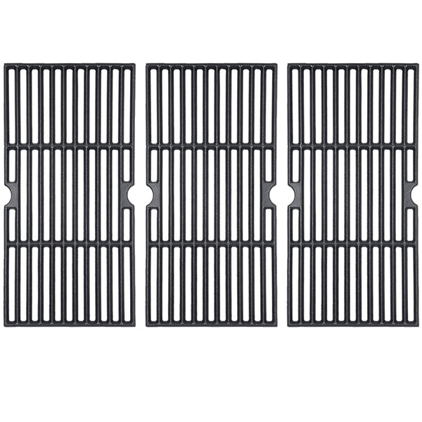 Gassaf 16 7/8" Grill Grates for Charbroil 463420508, 463420511, 463436214, 463440109 Gas Grill, Cast Iron Grates for Char Broil, Thermos, Master