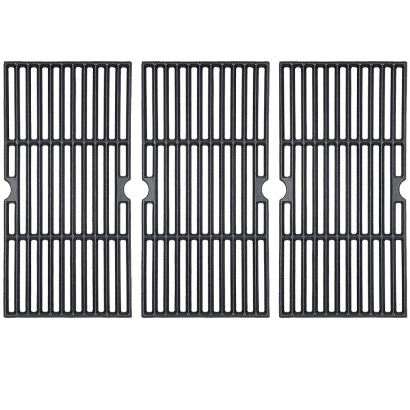 Gassaf 16 7/8" Grill Grates for Charbroil 463420508, 463420511, 463436214, 463440109 Gas Grill, Cast Iron Grates for Char Broil, Thermos, Master
