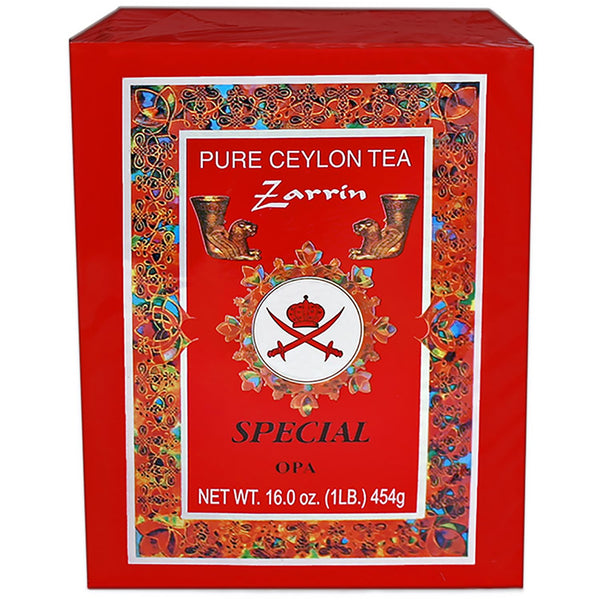 Zarrin - Pure Ceylon Tea OPA, Orange Pekoe A, 1LB (454g), Loose Full Leaf Tea