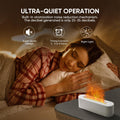 Essential Oil Diffuser, Fireplace Fire Flame Aromatherapy Diffuser, 150Ml Ultrasonic Cool Mist Humidifier, Scent Aroma Diffuser with 7 Colors