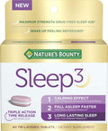 Nature's Bounty Sleep3 Melatonin 10mg, 60 Tri-Layered Tablets 60 Count (Pack of 1)