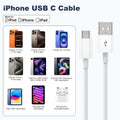 Cveael Car Carplay Cable for iPhone 17 16 15 Pro Max Air 16 15 Plus, 3FT USB A to USB C Cord for iPad 10th Gen Pro Air 5th 4th Mini 6th Gen, Car