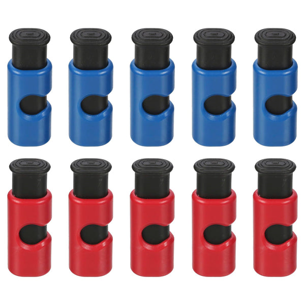 10 Pcs Bag Clips, Squeeze and Lock Bread Bag Clips for Food Storage 5 Red&5 Blue