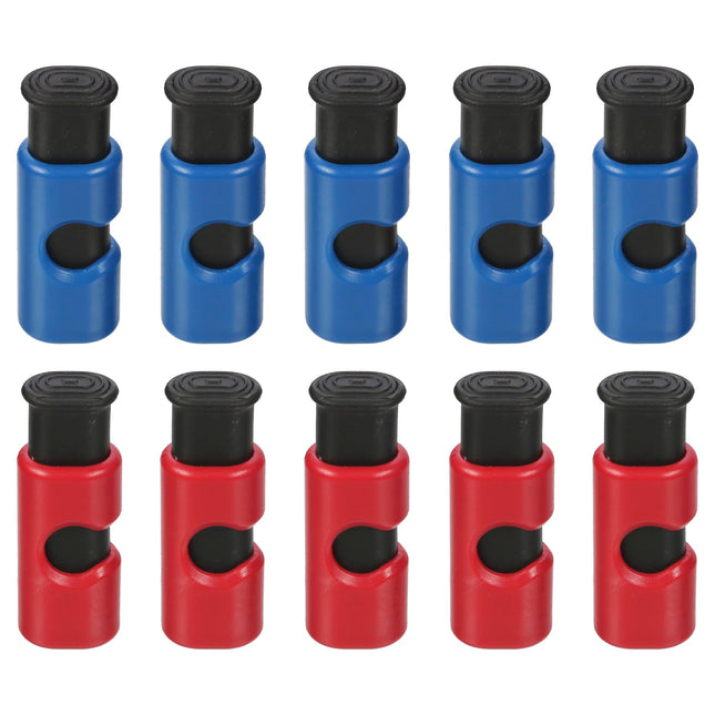 10 Pcs Bag Clips, Squeeze and Lock Bread Bag Clips for Food Storage 5 Red&5 Blue