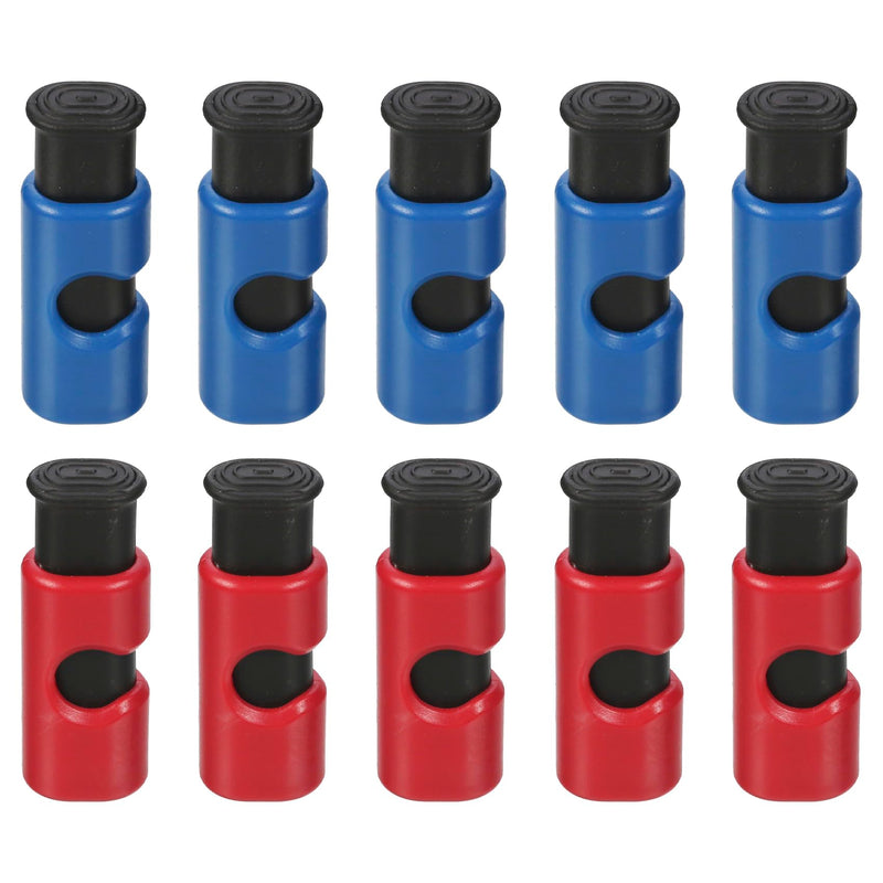 10 Pcs Bag Clips, Squeeze and Lock Bread Bag Clips for Food Storage 5 Red&5 Blue