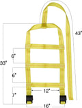 Trekassy Tow Dolly Straps for Car with Flat Hooks-2 Pack, Heavy Duty Car Tire Bonnet Net Fits 14"-17" Tires, 10, 000 Lbs Break Strength, Includes