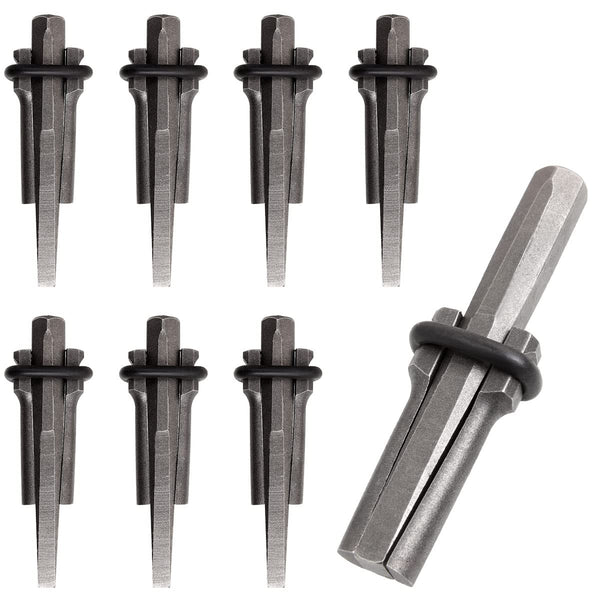 5 Packs of Heavy Duty Wedge and Feather Shims, Abuff 3/4 Inch Plug Shim and Wedge Concrete Rock Stone Splitter Hand Tools