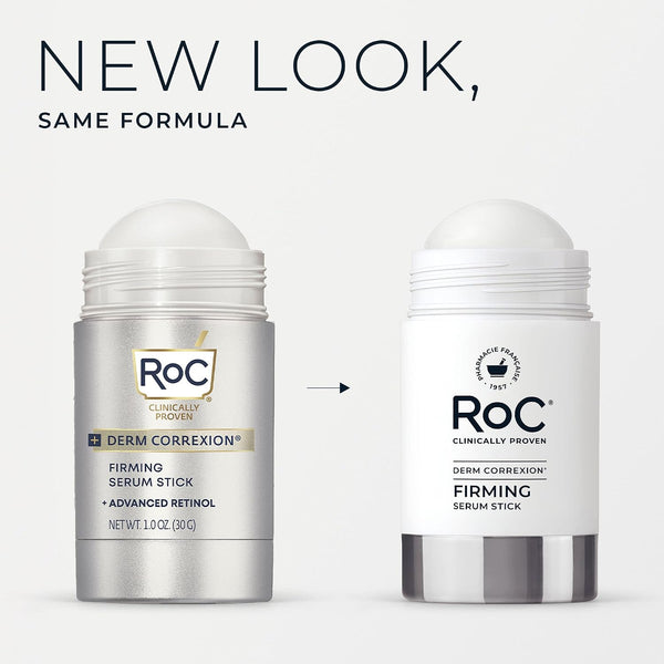 RoC Derm Correxion Retinol Firming Serum Stick with Antioxidants to Visibly Tighten and Firm Wrinkles and Laugh Lines For Men and Women + Retinol