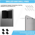 17.7" x 11.8" 2 Pack Stainless Steel Magnetic Board - Magnet Bulletin Board to Display Magnetic Letters Numbers Animal, Poetry, Spice Jars, Notes,