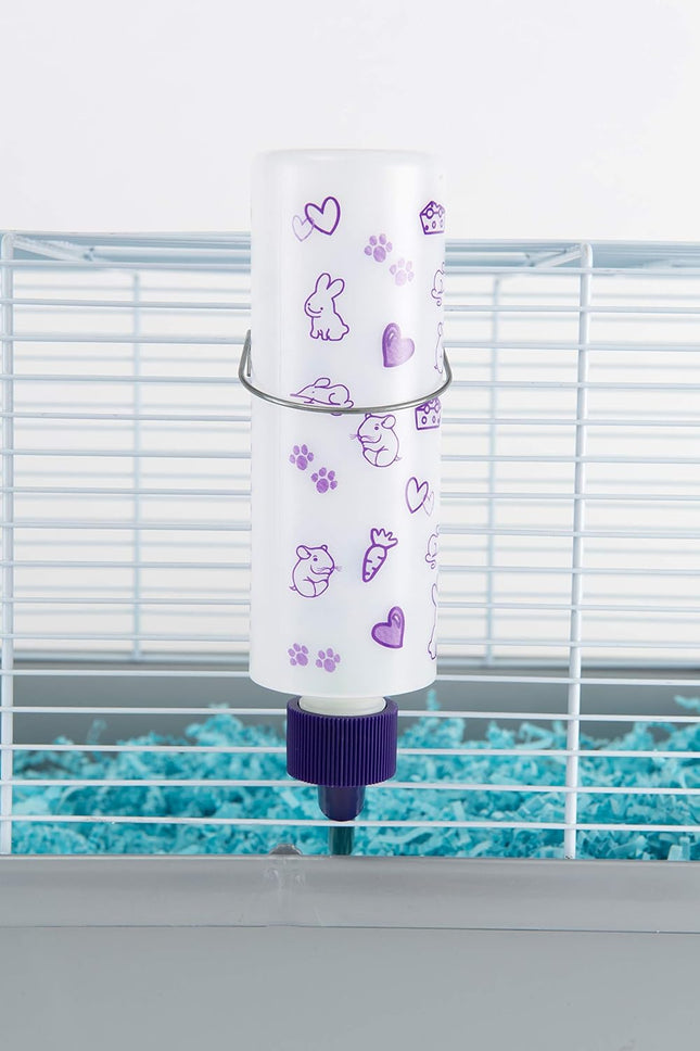 Lixit Weather Resistant Cage Water Bottles for Rabbits, Ferrets, Guinea Pigs Ham