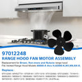 97012248 Motor Range Hood Fan Motor Compatible with Broan and Nutone Kitchen Exhaust Fan Replacement Replace 40000 and 42000 Series AP4527731,