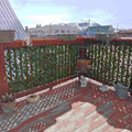 Expandable Fence Privacy Screen for Balcony Patio Outdoor,Decorative Faux Ivy Fencing Panel,Artificial Hedges (Single Sided Leaves)…… 1 Dark Green