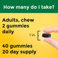 Nature Made High Absorption Magnesium Glycinate Gummies, 40 Count 40 Count (Pack of 1)