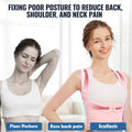 Posture Corrector for Women,Adjustable Full Back Brace and Shoulder Straightener,For Back Pain Relief,Hunchback Correction,Scoliosis,Thoracic