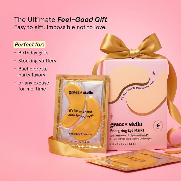 grace & stella Award Winning Under Eye Mask - Birthday Gifts for Women - Gel Eye Patches for Dark Circles, Puffy Eyes, Undereye Bags - Gifts for