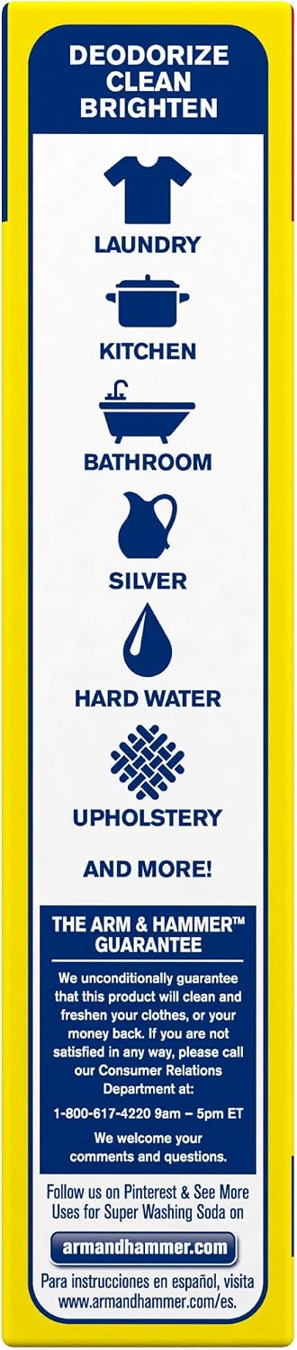 Church & Dwight Co 03020 Arm & Hammer Super Washing Soda Multi 55 Ounce (Pack of 1)