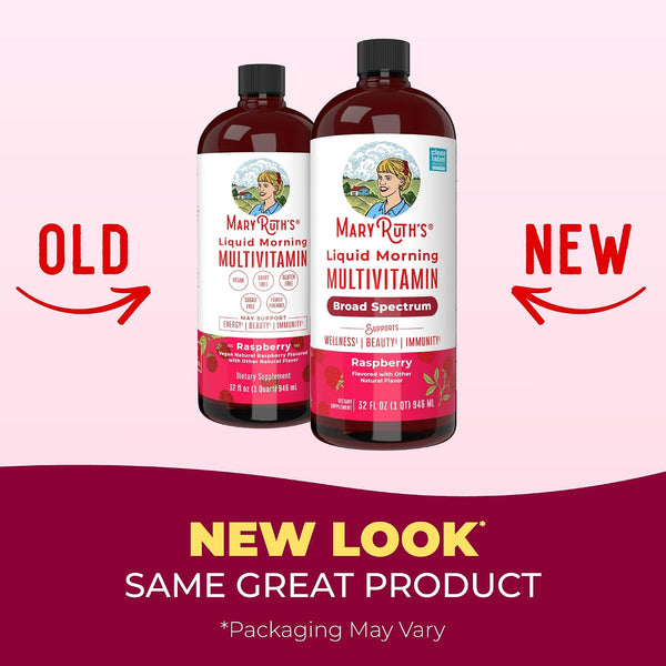 Multivitamin for Women, Men & Kids by Maryruth'S | Liquid Morning Multivitamin | Mens, Womens Vitamins | Vitamin a C D E B6 B12 Biotin Zinc |