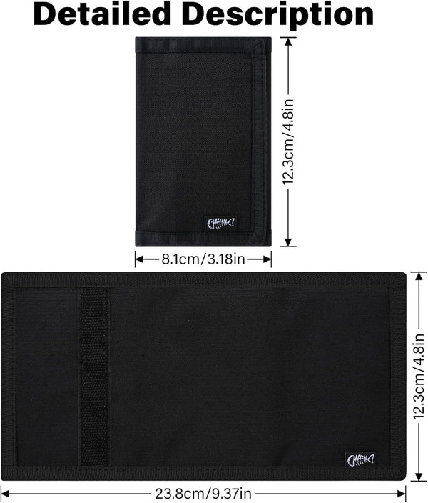 MenÃ¢ÂÂS Nylon Trifold RFID Wallet with ID Window, Slim Security Wallet for Card Cash Holder, Modern Fashion Stylish Wallet Gifts for Teen Boys and