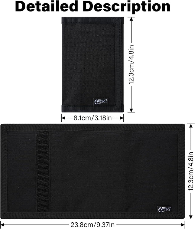 MenÃ¢ÂÂS Nylon Trifold RFID Wallet with ID Window, Slim Security Wallet for Ca